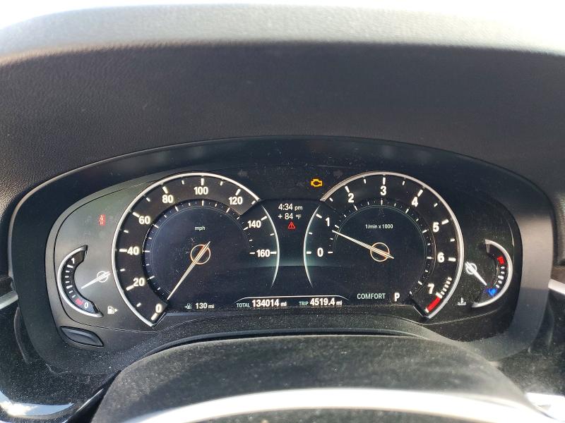 2019 BMW 5 series VIN WBAJE7C54KG892511 COPART salvage auction — BURN, MA - CERT OF TITLE-SALVAGE, sold $7,200 on 2026-07-02 (photo 9)