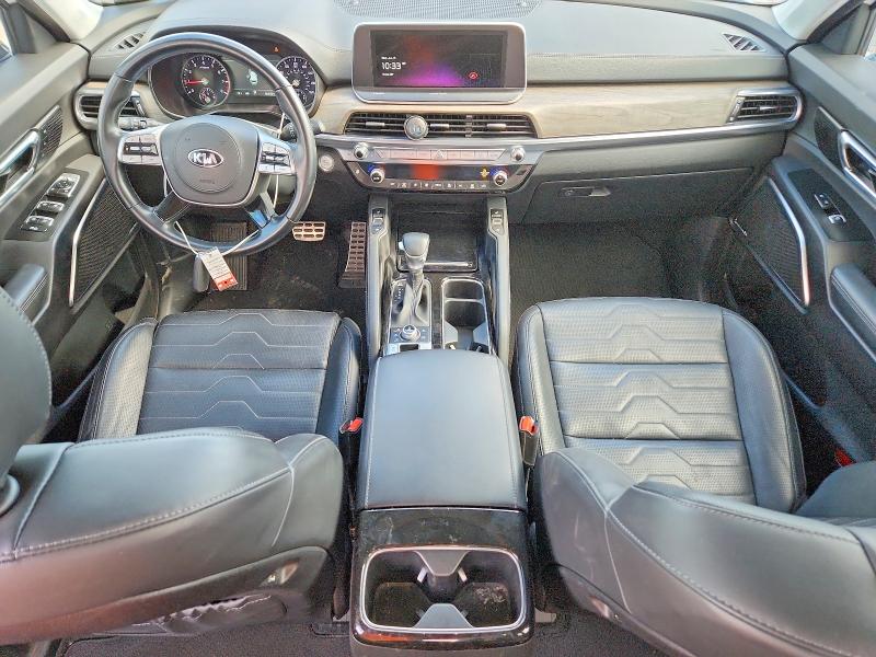 2021 Kia Telluride VIN 5XYP5DHC9MG148878 COPART salvage auction — REAR END, In - Cert Of Title-Salvage Title, sold $6,900 on 2026-07-24 (photo 8)