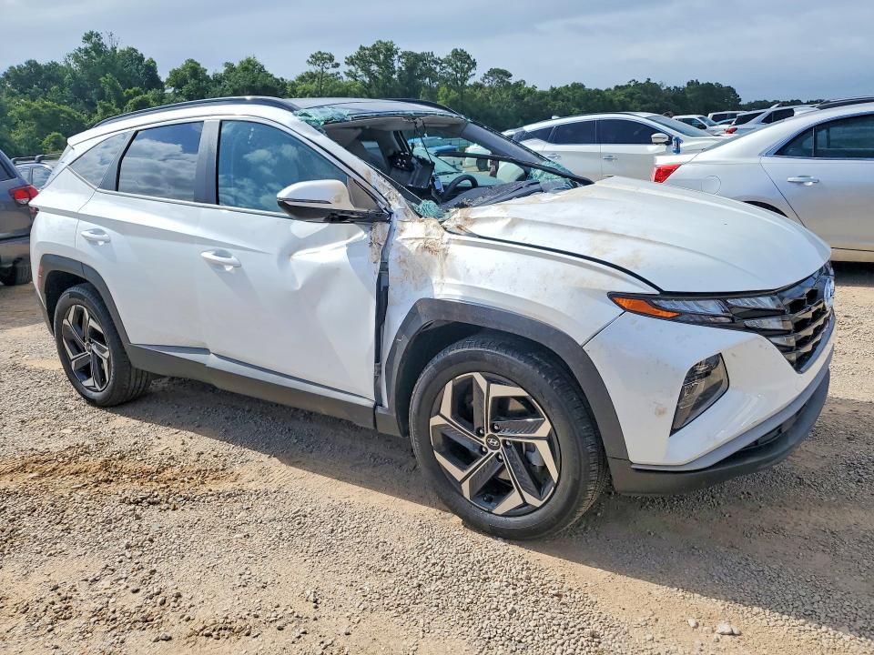 2024 Hyundai Tucson VIN KM8JCCD16RU171305 COPART salvage auction — FRONT END, Al - Cert Of Title-Salvage Title, sold $7,300 on 2026-07-07 (photo 4)