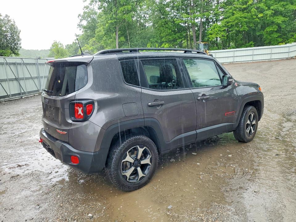 2021 Jeep VIN ZACNJDC13MPN30569 COPART salvage auction — FRONT END, Vt - Cert Of Title-Salvage Vehicle, sold $4,650 on 2026-08-10 (photo 3)