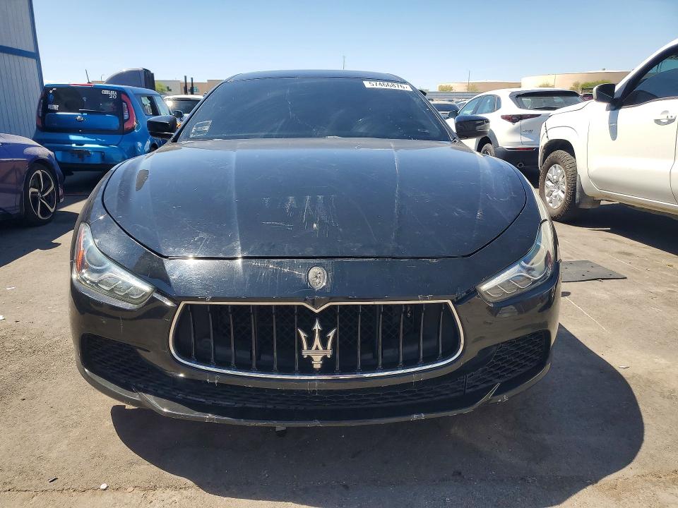 2017 Maserati Ghibli VIN ZAM57XSA4H1205953 COPART salvage auction — REAR END, CA - CERTIFICATE OF TITLE, sold $1,550 on 2026-07-27 (photo 5)