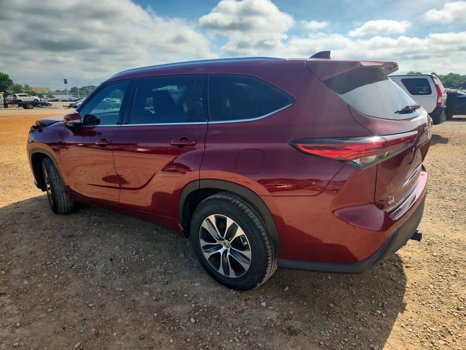 2020 Toyota VIN 5TDGZRAH4LS506140 COPART salvage auction — FRONT END, Al - Cert Of Title-Salvage Title, sold $7,700 on 2026-07-29 (photo 2)