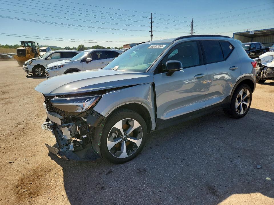 2024 Volvo Xc40 VIN YV4L12UK2R2287860 COPART salvage auction — FRONT END, Co - Salvage Title, sold $7,100 on 2026-07-15 (photo 1)