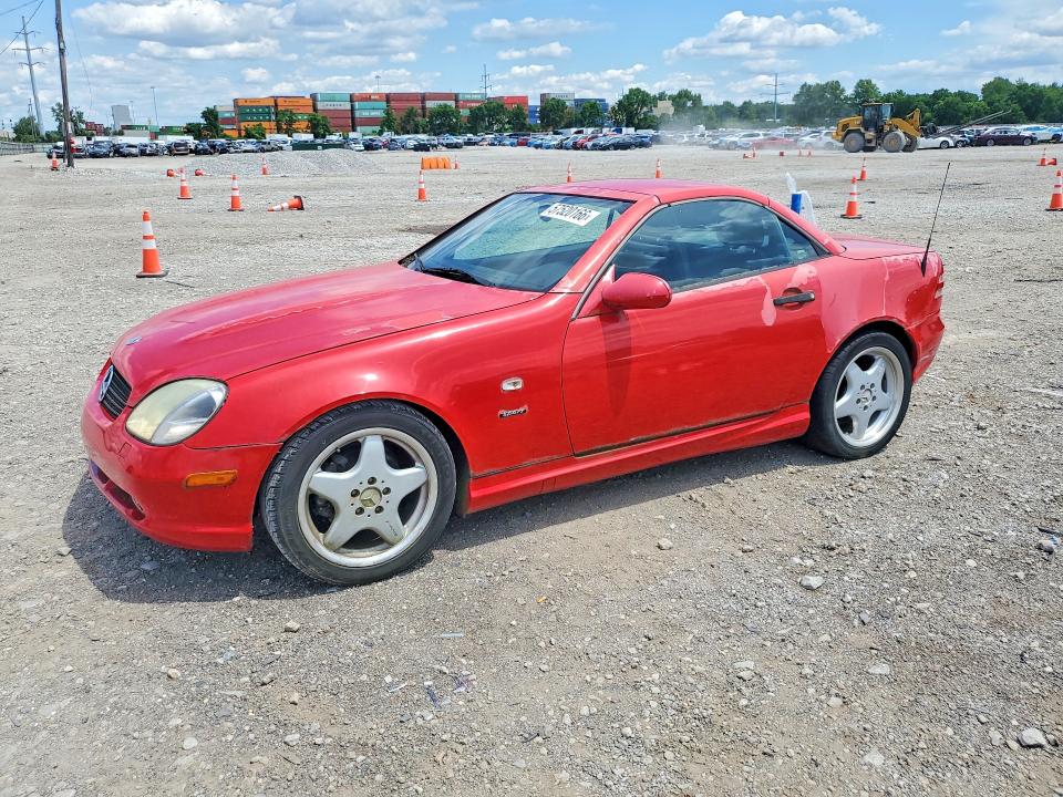 1999 Mercedes-benz Slk-class VIN WDBKK47F7XF098289 COPART salvage auction — HAIL, OH - CERTIFICATE OF TITLE, sold $475 on 2026-07-10 (photo 1)