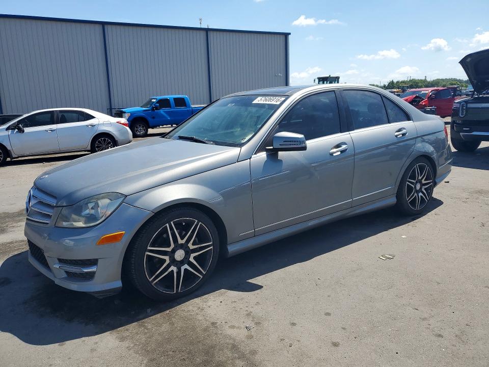 2013 Mercedes-benz C-klasse VIN WDDGF4HB6DR296384 COPART salvage auction — MECHANICAL, Mt - Certificate Of Title, sold $1,000 on 2026-07-13 (photo 1)