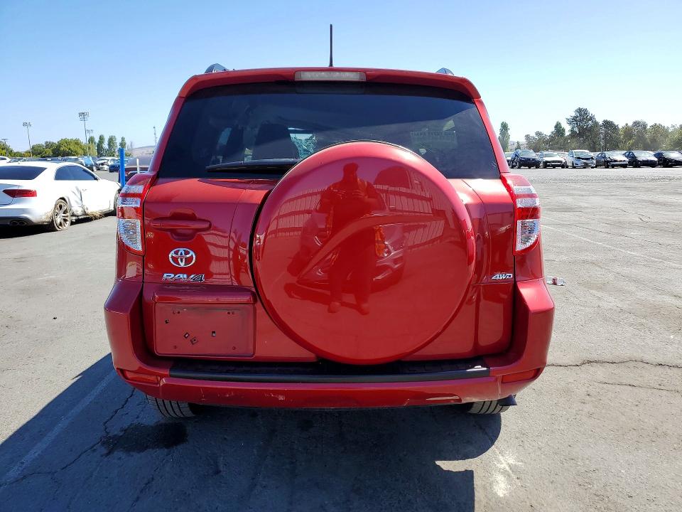2012 Toyota Rav4 VIN JTMBK4DV3C5106367 COPART salvage auction — ROOF, CA - NON-REPAIRABLE VEHICLE CERT, sold $1,300 on 2026-07-17 (photo 6)