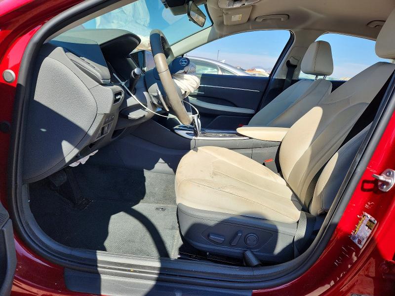 2023 Hyundai Sonata VIN KMHL34JJXPA074139 COPART salvage auction — FRONT END, CA - SALVAGE CERTIFICATE, sold $3,750 on 2026-07-24 (photo 7)