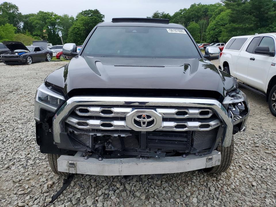 2025 Toyota Tundra VIN 5TFMA5DB7SX305948 COPART salvage auction — FRONT END, Tx - Certificate Of Title, sold $32,500 on 2026-07-21 (photo 5)