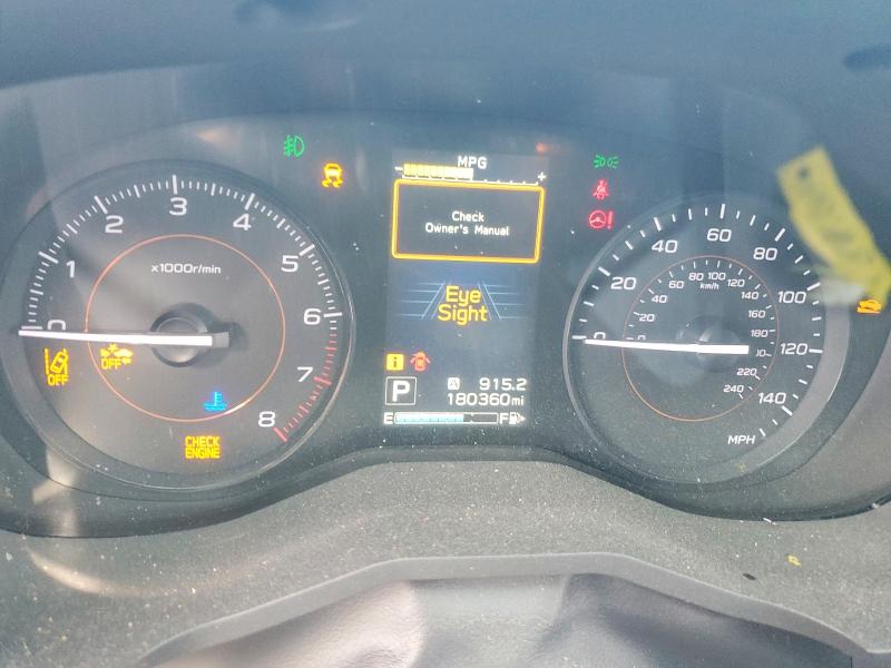 2019 Subaru Crosstrek VIN JF2GTAEC8KH230261 COPART salvage auction — ROOF, Al - Cert Of Title-Salvage Title, sold $1,350 on 2026-07-14 (photo 9)