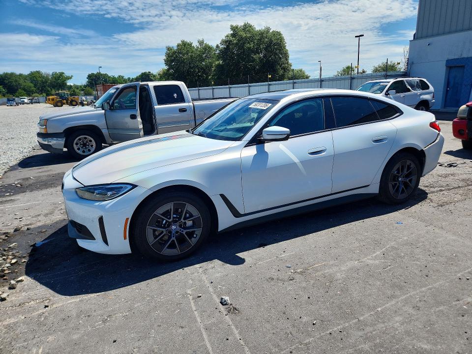 2023 BMW I4 VIN WBY73AW05PFN86882 COPART salvage auction — REAR END, Fl - Cert Of Title Slvg Rebuildable, sold $14,100 on 2026-08-03 (photo 1)