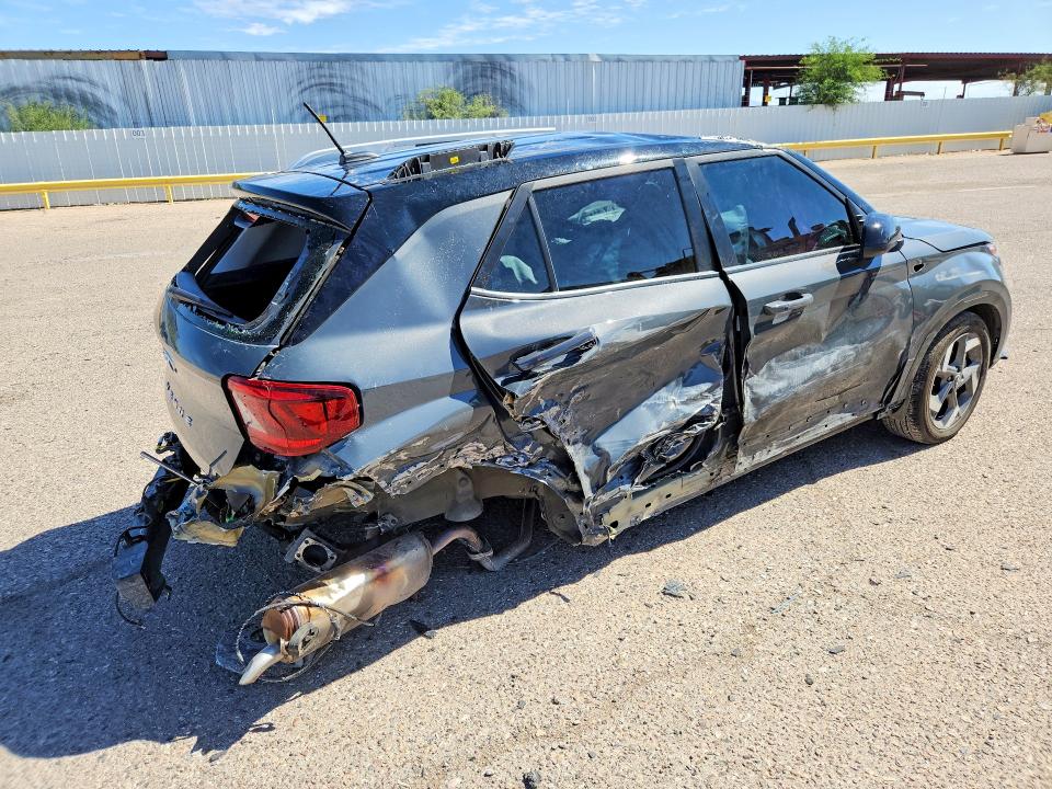 2026 Hyundai VIN KMHRC8A36TU436205 COPART salvage auction — ROLLOVER, AZ - CERT OF TITLE - SALVAGE, sold $1,000 on 2026-07-24 (photo 3)