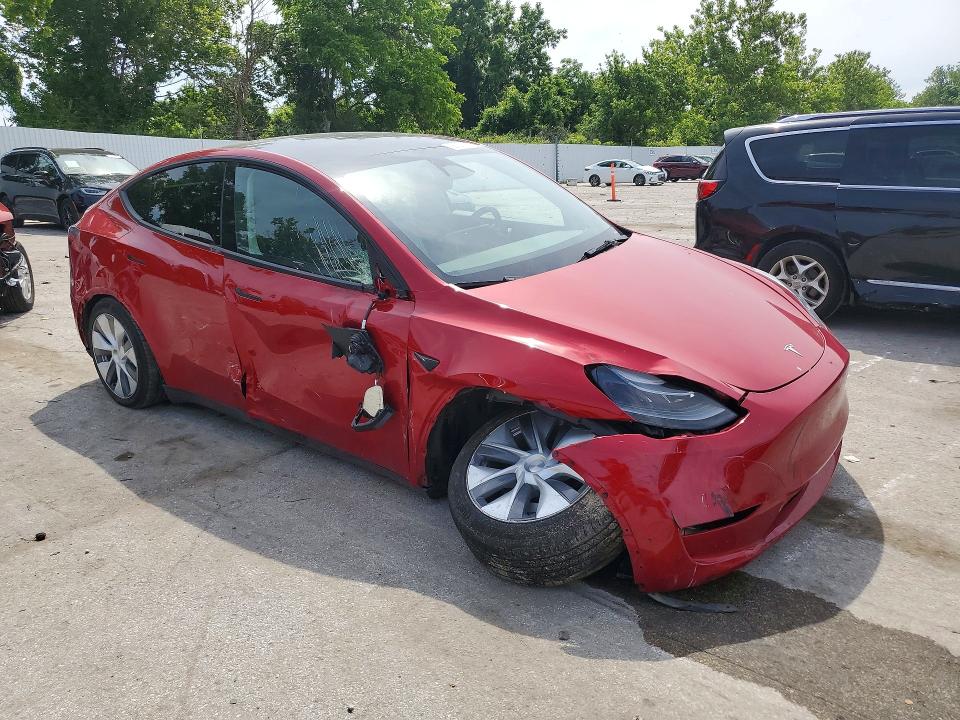 2023 Tesla Model y VIN 7SAYGDEE2PF847918 COPART salvage auction — FRONT END, Mo - Salvage Certificate Of Title, sold $10,200 on 2026-07-24 (photo 4)