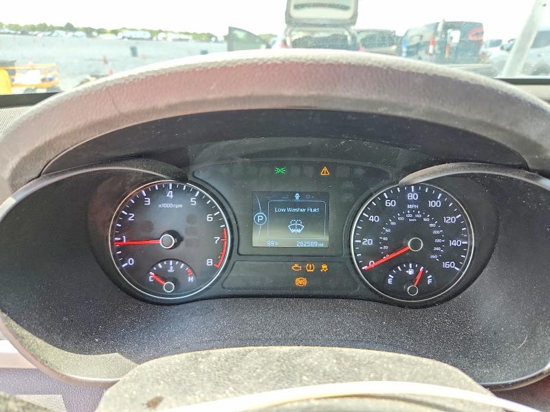 2016 Kia VIN 5XXGT4L39GG101808 COPART salvage auction — FRONT END, Salvage Title, sold $400 on 2026-07-17 (photo 9)