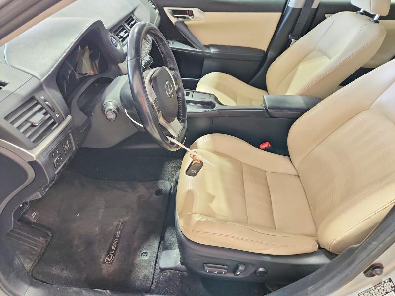 2011 Lexus Ct 200 VIN JTHKD5BH7B2019972 COPART salvage auction — FRONT END, VA - CERT OF TITLE - SALVAGE, sold $1,600 on 2026-07-17 (photo 7)
