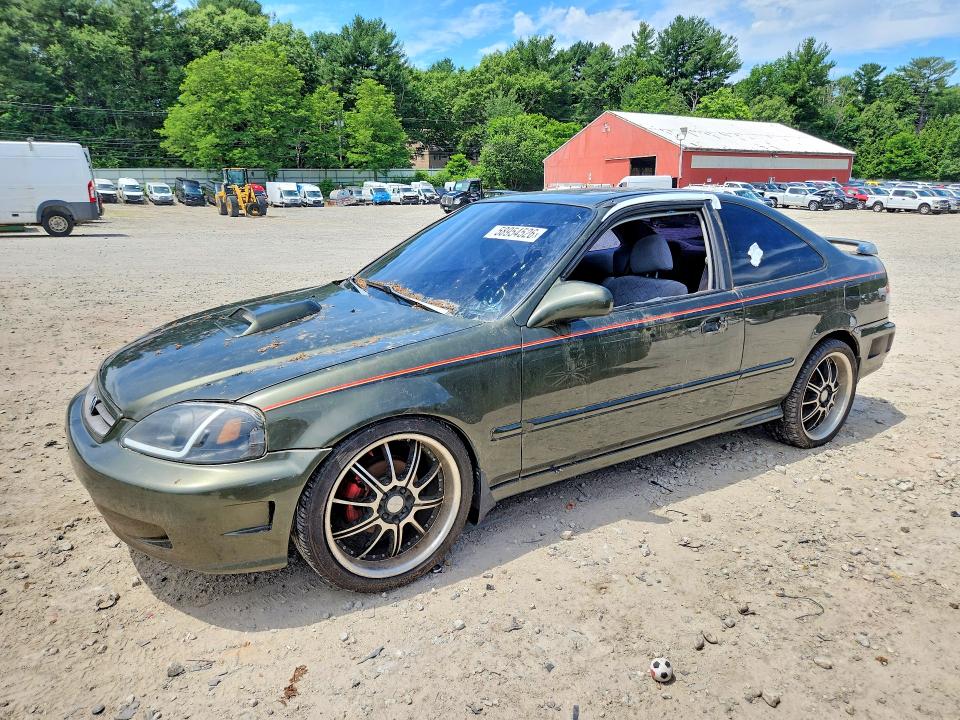 1999 Honda Civic VIN 1HGEJ8240XL048710 COPART salvage auction — SIDE, Pa - Certificate Of Salvage, sold $400 on 2026-08-27 (photo 1)