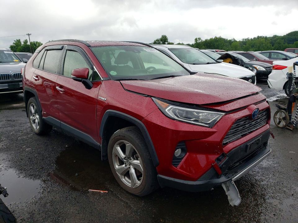 2019 Toyota Rav 4 VIN JTMDWRFV4KD013921 COPART salvage auction — FRONT END, Ct - Cert Of Title-Salvage, sold $9,000 on 2026-07-17 (photo 4)