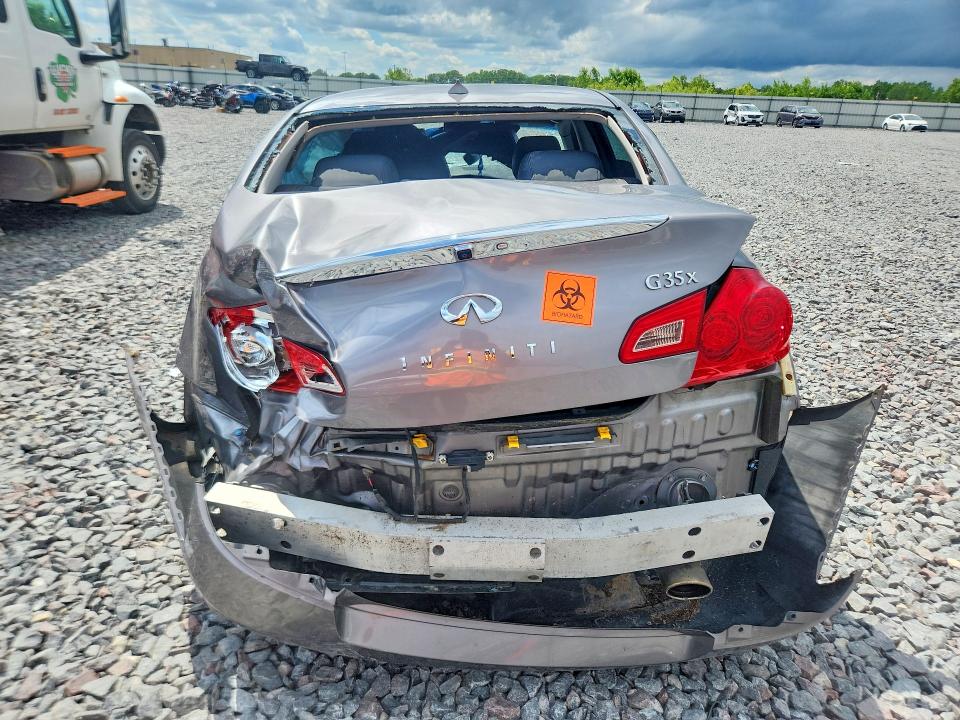 2008 Infiniti G35 VIN JNKBV61F88M277191 COPART salvage auction — FRONT END, Wi - Junked Vehicle Bill Of Sale, sold $150 on 2026-07-20 (photo 6)