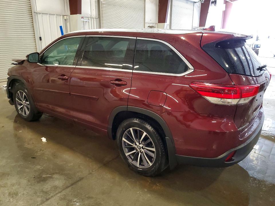 2017 Toyota Highlander VIN 5TDJZRFH7HS372942 COPART salvage auction — FRONT END, Mn - Cert Of Title-Salvage, sold $3,450 on 2026-07-27 (photo 2)
