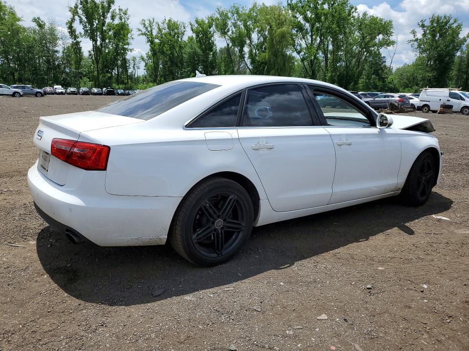 2013 Audi A6 VIN WAUGFAFC5DN110200 COPART salvage auction — FRONT END, Ct - Certificate Of Title, sold $450 on 2026-07-10 (photo 3)