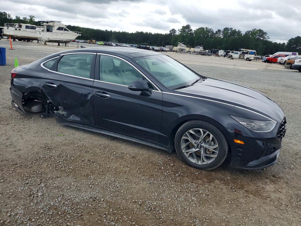 2023 Hyundai Sonata VIN KMHL14JA9PA309622 COPART salvage auction — SIDE, Nc - Salvage Certificate Of Title, sold $6,000 on 2026-07-20 (photo 4)