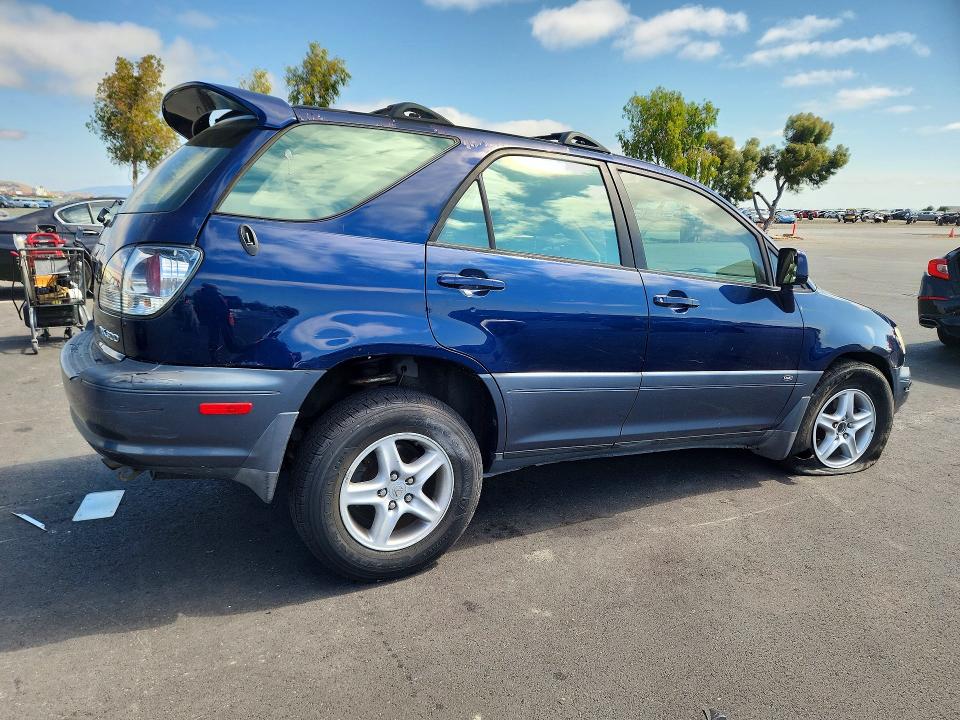 2002 Lexus Rx VIN JTJGF10U820133272 COPART salvage auction — FRONT END, Ca - Salvage Certificate, sold $450 on 2026-07-08 (photo 3)