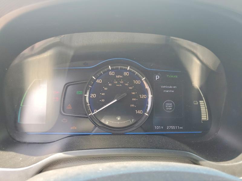 2017 Hyundai Ioniq VIN KMHC65LC0HU045602 COPART salvage auction — FRONT END, Ut - Certificate Of Title, sold $1,900 on 2026-07-31 (photo 9)