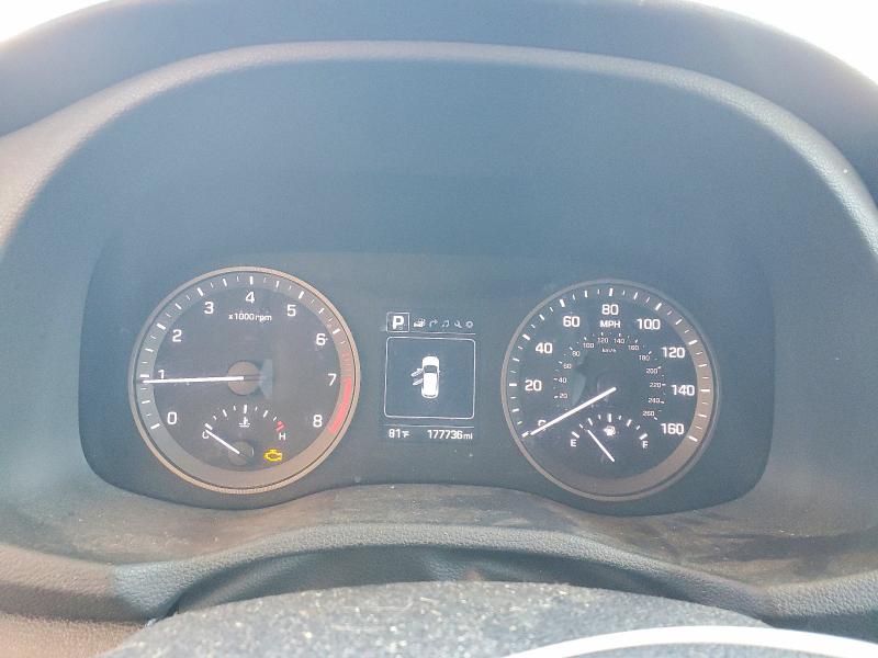 2018 Hyundai Tucson VIN KM8J33A2XJU819309 COPART salvage auction — WATER/FLOOD, Al - Certificate Of Title (P), sold $2,950 on 2026-07-02 (photo 9)