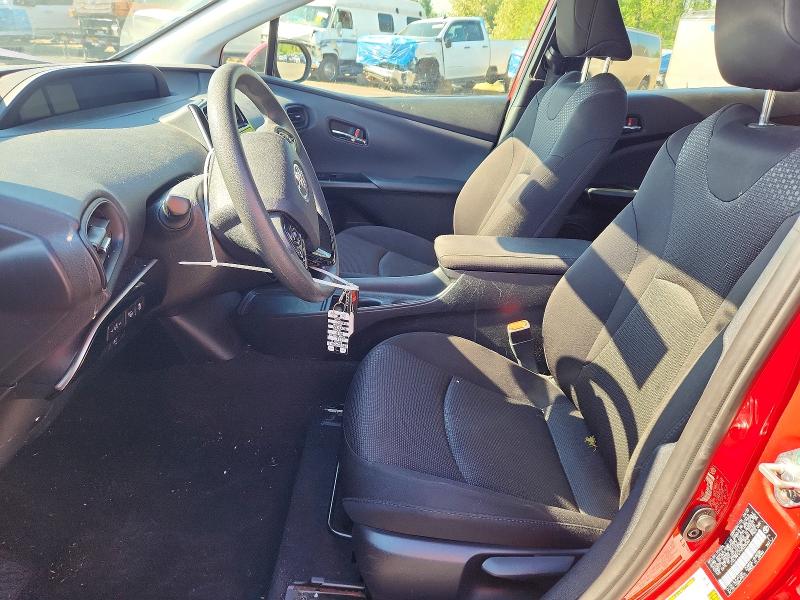 2022 Toyota Prius VIN JTDL9MFU1N3038363 COPART salvage auction — FRONT END, OR - SALVAGE TITLE CERTIFICATE, sold $5,100 on 2026-07-27 (photo 7)