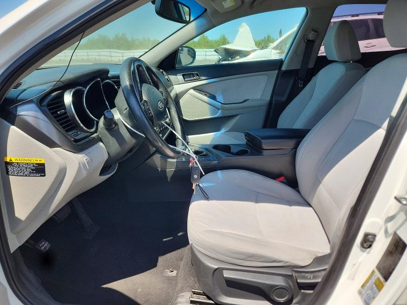 2012 Kia Optima VIN KNAGM4A77C5281658 COPART salvage auction — FRONT END, Ca - Salvage Certificate, sold $775 on 2026-07-09 (photo 7)