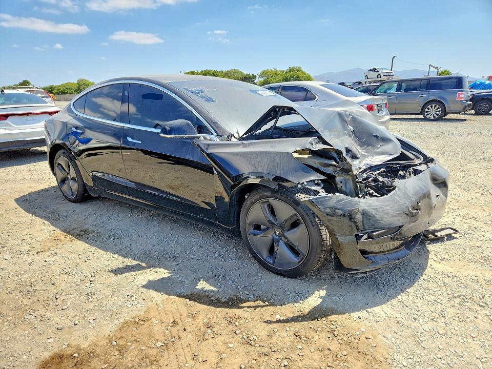 2019 Tesla Model 3 VIN 5YJ3E1EA3KF395527 COPART salvage auction — FRONT END, Ca - Dis/Dlr/Exp Only Clean Title, sold $6,100 on 2026-07-31 (photo 4)