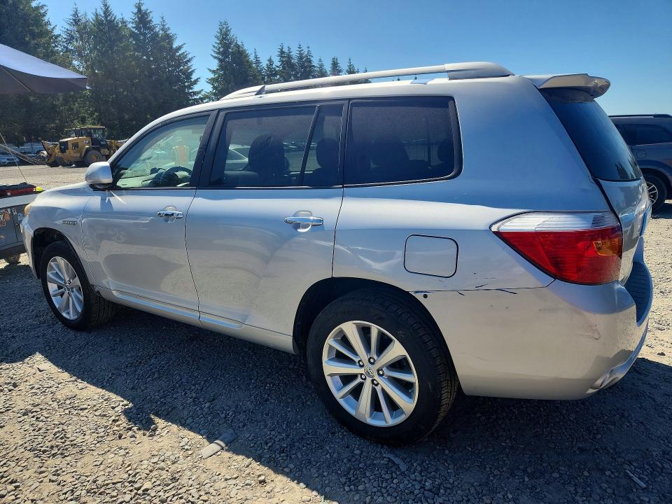2010 Toyota Highlander hybrid VIN JTEBW3EH4A2043054 COPART salvage auction — FRONT END, Wa - Cert Of Ownership-Rebuilt, sold $1,600 on 2026-07-10 (photo 2)