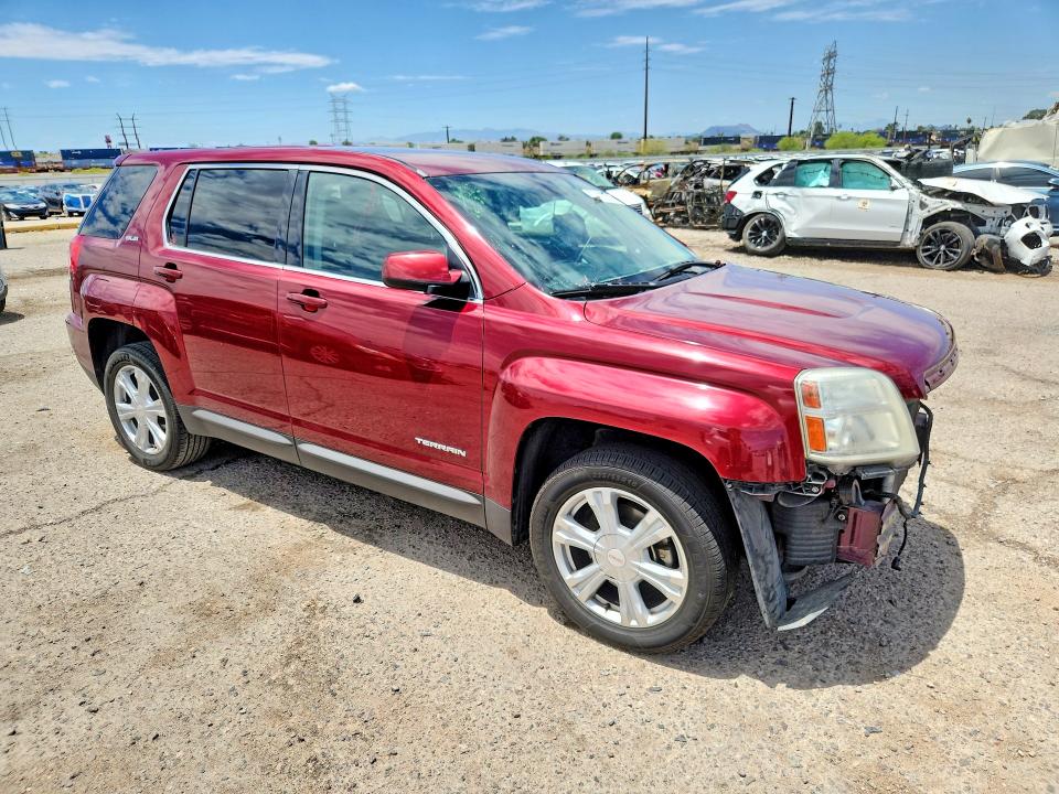 2017 Gmc Terrain VIN 2GKALMEK3H6118645 COPART salvage auction — FRONT END, Az - Cert Of Title - Salvage, sold $1,500 on 2026-07-31 (photo 4)