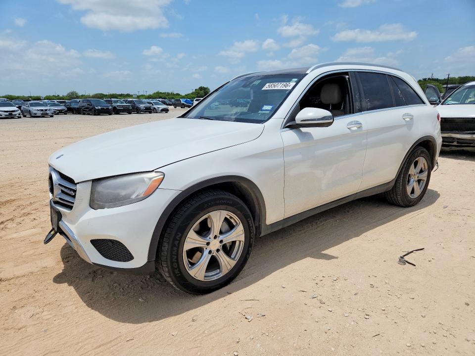 2017 Mercedes-benz Glc VIN WDC0G4JB0HF163818 COPART salvage auction — REAR END, Tx - Salvage Vehicle Title, sold $2,150 on 2026-07-16 (photo 1)