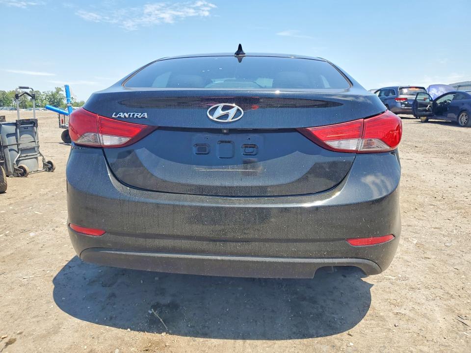 2015 Hyundai VIN KMHDH4AE5FU322996 COPART salvage auction — VANDALISM, Va - Cert Of Title - Salvage, sold $750 on 2026-07-29 (photo 6)