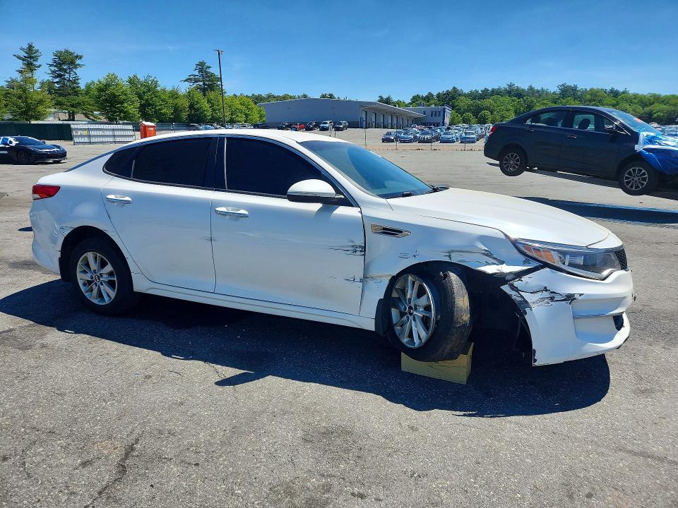2016 Kia Optima VIN KNAGT4L37G5076926 COPART salvage auction — FRONT END, Salvage Title, sold $550 on 2026-07-14 (photo 4)