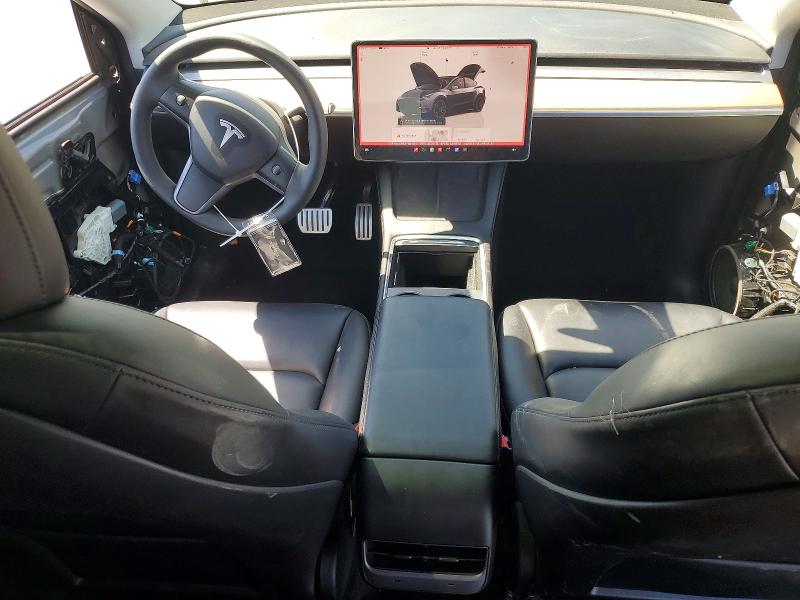 2022 Tesla Model y VIN 7SAYGDEF8NF394118 COPART salvage auction — FRONT END, Ca - Salvage Certificate, sold $10,700 on 2026-07-16 (photo 8)