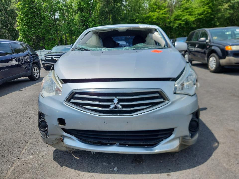 2017 Mitsubishi Mirage VIN ML32F3FJ3HHF15330 COPART salvage auction — ROLLOVER, Nj - Cert Of Title-Salvage, sold $400 on 2026-07-14 (photo 5)
