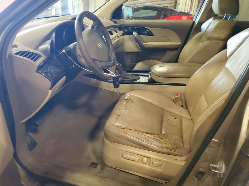 2008 Acura Mdx VIN 2HNYD28328H529050 COPART salvage auction — FRONT END, Mi - Cert Of Title-Rebuilt Salvage, sold $200 on 2026-07-31 (photo 7)