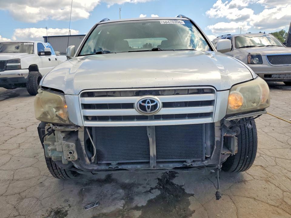 2006 Toyota Highlander VIN JTEGD21AX60153429 COPART salvage auction — FRONT END, TN - SALVAGE CERTIFICATE, sold $175 on 2026-07-27 (photo 5)