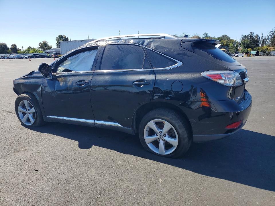 2010 Lexus Rx VIN JTJZK1BA3A2401476 COPART salvage auction — ROLLOVER, Ca - Salvage Certificate, sold $350 on 2026-07-20 (photo 2)