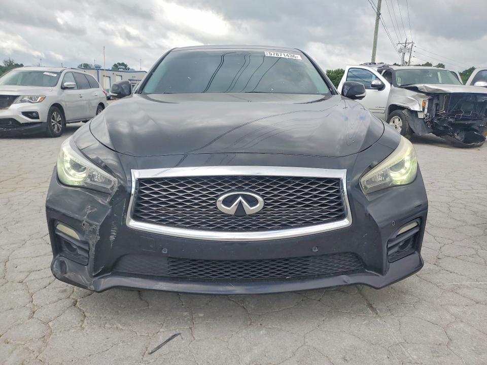 2014 Infiniti Q50 VIN JN1AV7AP4EM690333 COPART salvage auction — REAR END, Tn - Salvage Certificate, sold $1,150 on 2026-07-08 (photo 5)