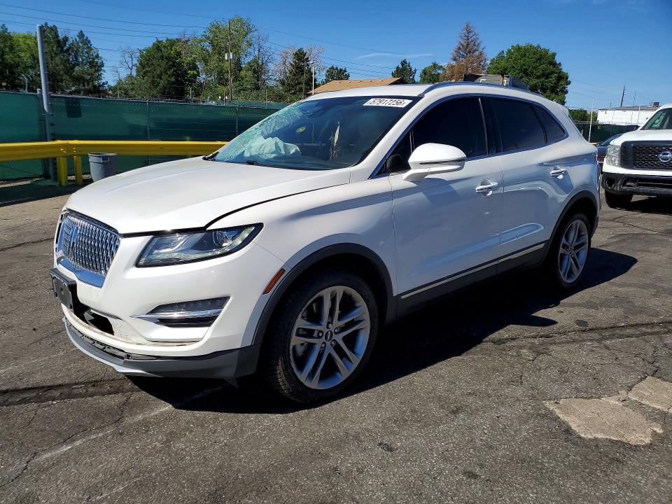 2019 Lincoln VIN 5LMTJ3DH7KUL37670 COPART salvage auction — FRONT END, Co - Public - Salvage Title, sold $1,750 on 2026-07-30 (photo 1)