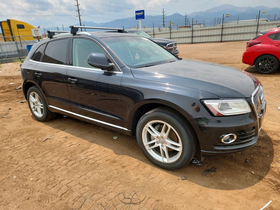2014 Audi Q5 VIN WA1LFAFPXEA067335 COPART salvage auction — FRONT END, Co - Dis/Dlr/Exp Only Clean Title (P), sold $400 on 2026-07-13 (photo 4)