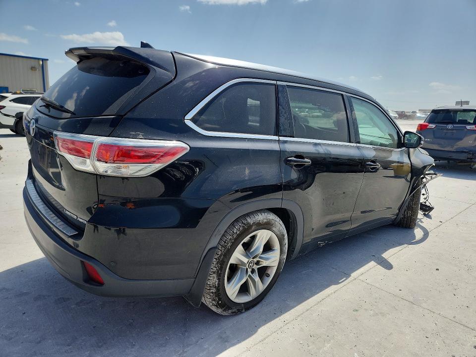2016 Toyota Highlander VIN 5TDDKRFH9GS299671 COPART salvage auction — FRONT END, Oh - Cert Of Title-Salvage, sold $5,500 on 2026-07-24 (photo 3)