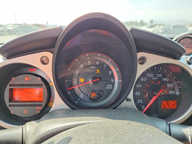 2014 Nissan 370z VIN JN1AZ4EH1EM630595 COPART salvage auction — REAR END, Ca - Salvage Certificate, sold $3,300 on 2026-07-08 (photo 9)