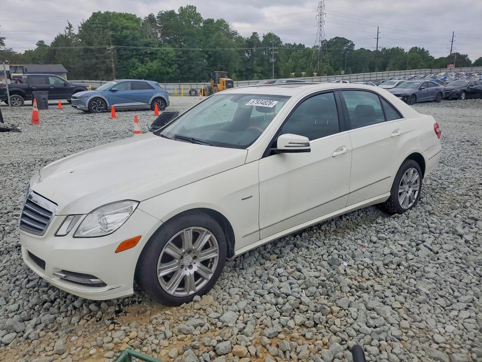 2012 Mercedes-benz E-class VIN WDDHF8JBXCA547183 COPART salvage auction — MECHANICAL, Nc - Dealer Only Salvage Title, sold $1,100 on 2026-07-08 (photo 1)