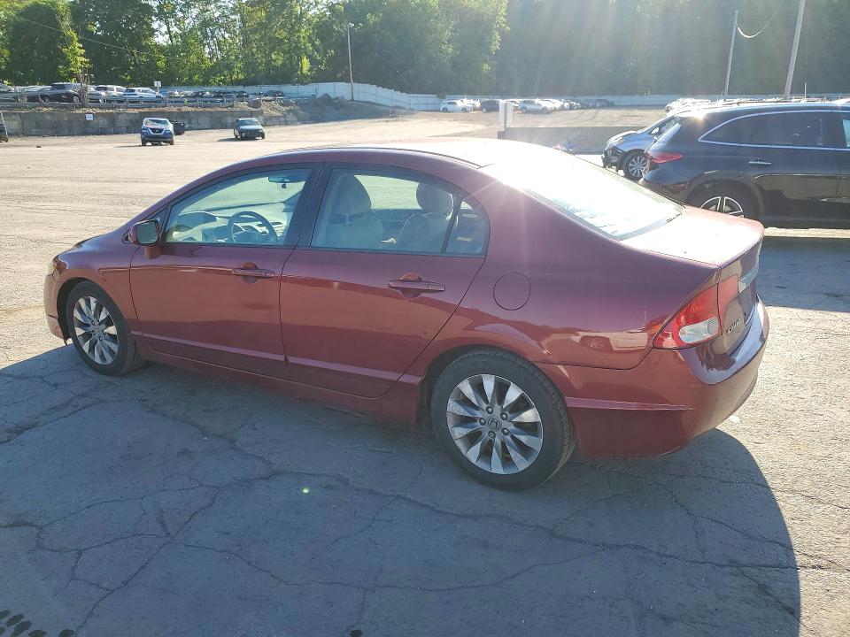 2010 Honda Civic VIN 2HGFA1F84AH555980 COPART salvage auction — NORMAL WEAR, Ny - Certificate Of Title, sold $825 on 2026-07-09 (photo 2)