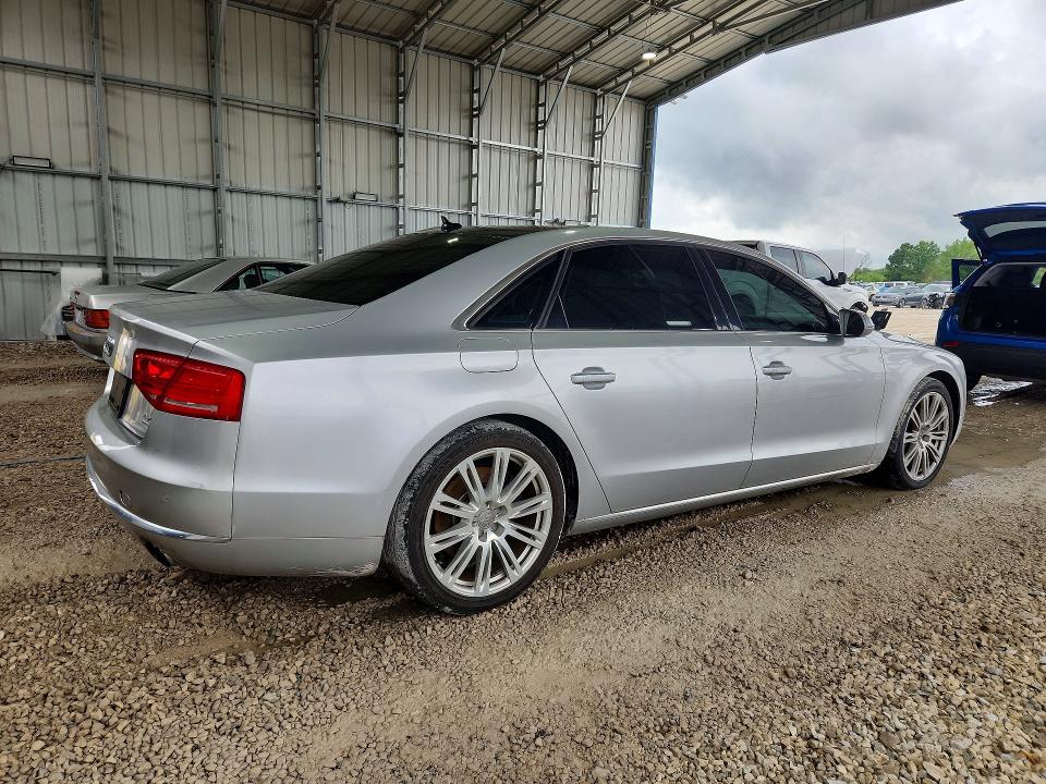 2011 Audi A8 VIN WAURVAFDXBN005699 COPART salvage auction — NORMAL WEAR, Wv - Certificate Of Title, sold $2,100 on 2026-07-08 (photo 3)