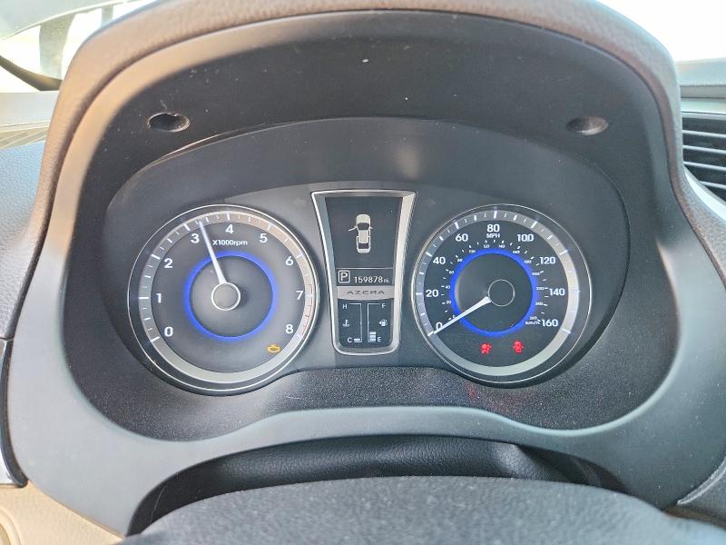 2013 Hyundai Azera VIN KMHFG4JG9DA257534 COPART salvage auction — FRONT END, Mt - Certificate Of Title, sold $525 on 2026-07-08 (photo 9)