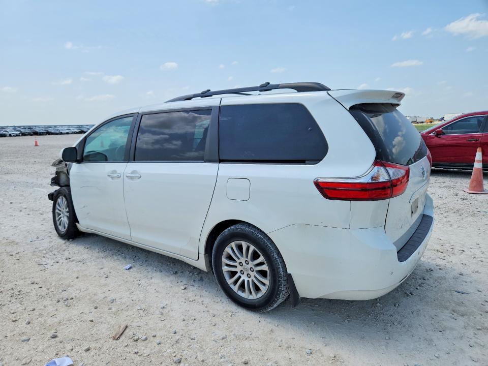 2015 Toyota Sienna VIN 5TDYK3DC7FS671710 COPART salvage auction — FRONT END, Tx - Salvage Vehicle Title, sold $125 on 2026-07-23 (photo 2)